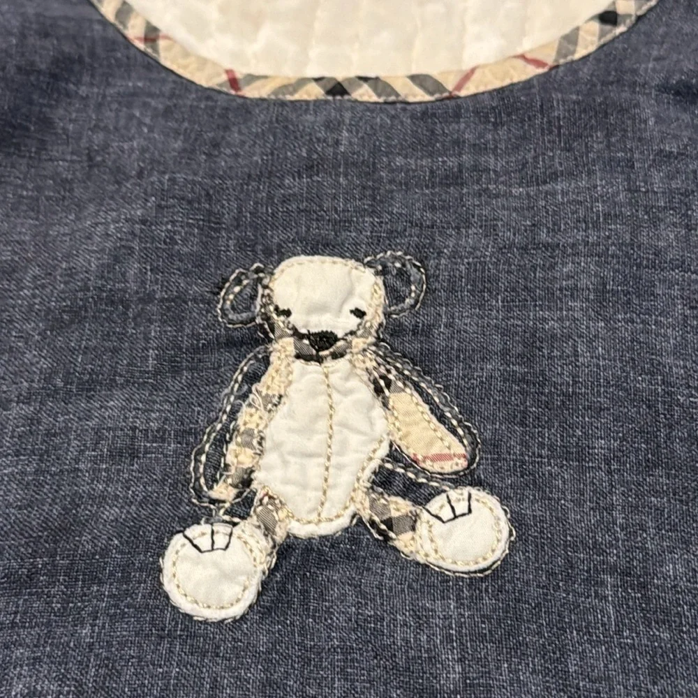 Burberry Denim Terry Bib Size 18 M